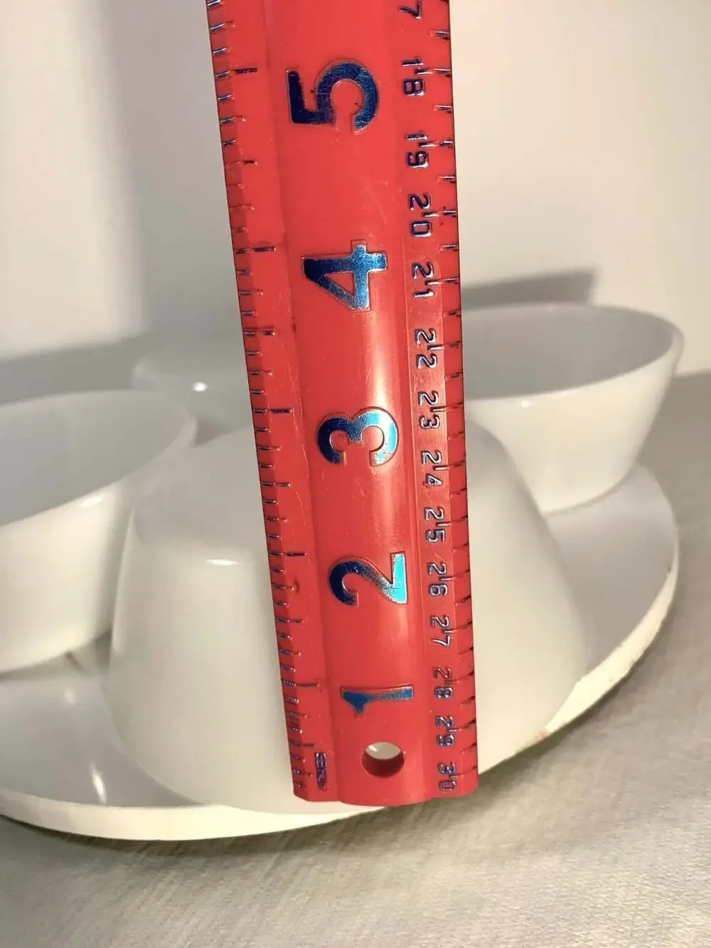 Set Of 4 Vintage Federal Oven Ware White Milk Glass Bowl Heat Proof 5 